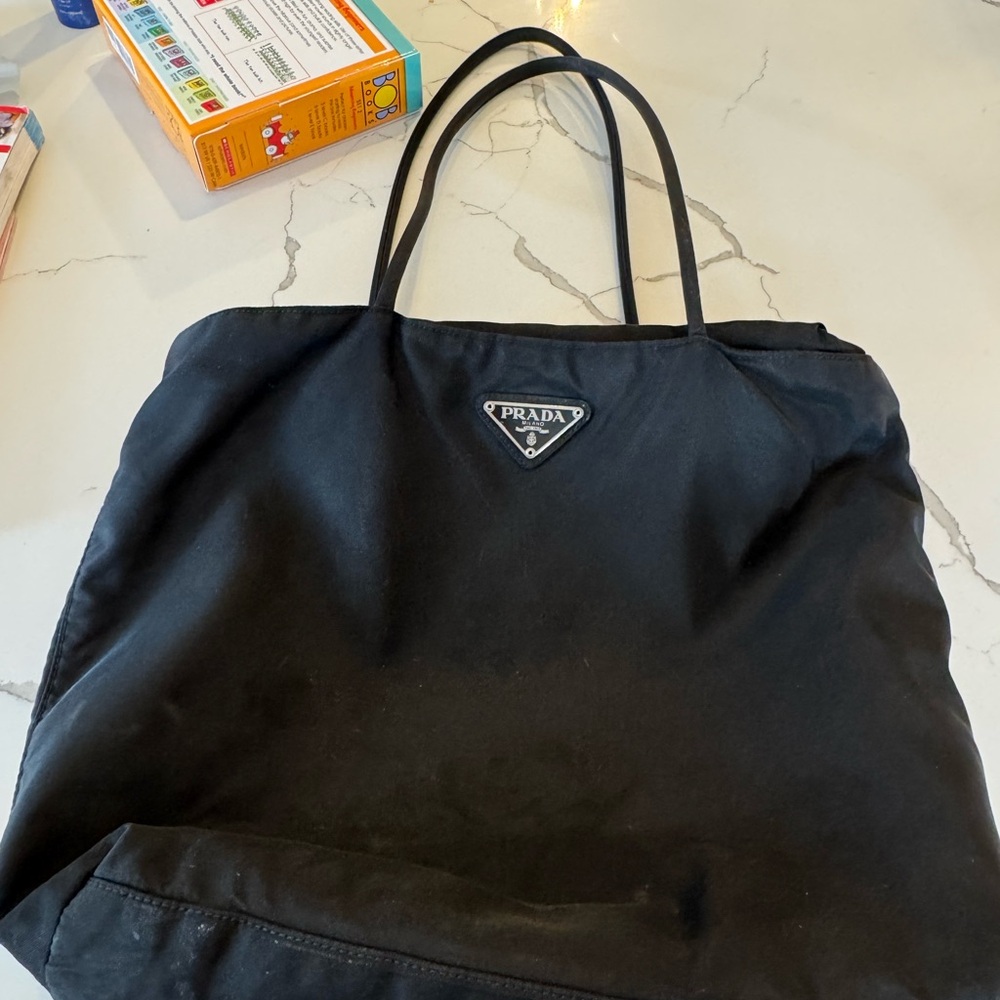 Prada Black Nylon Handbag